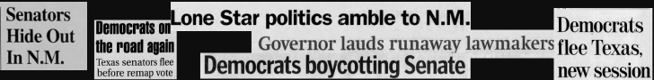 The time Texas Democrats fled to New Mexico to block redistricting
