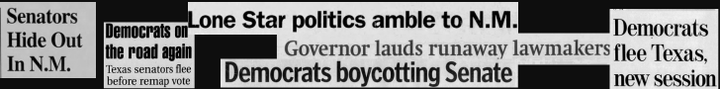 The time Texas Democrats fled to New Mexico to block redistricting